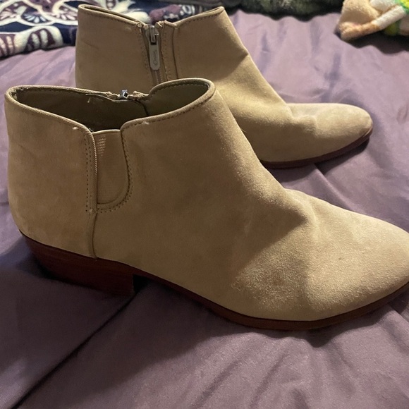 Circus Sam Edelman Phoenix Tan Suede Chelsea Boots Booties Sz 8.5 Western Basic‎ - Picture 8 of 15
